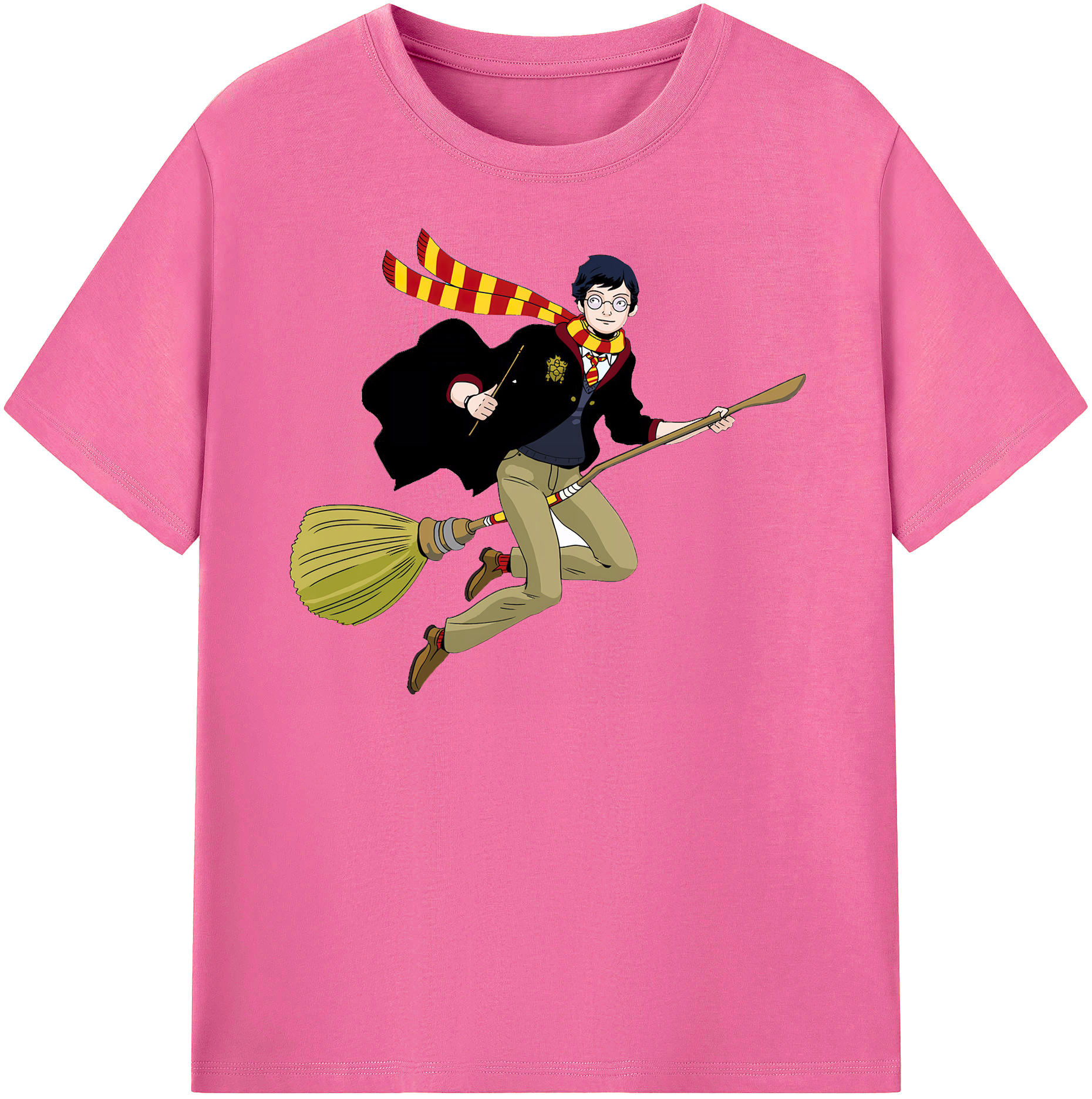 （画像用） Harry Potter ハリー・ポッターシリーズ レディースカジュアルプリントTシャツ（綿100％）